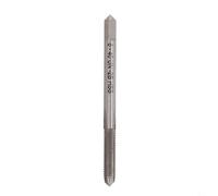Taraud à machine #8-40 UNC HSS 6542 Taraud manuel à rainure droite pour trous traversants Acier inoxydable Aluminium Argent 1 pièce