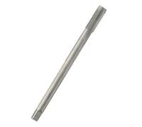 Taraud à rainure droite HSS 6542 pour m10 x 1,25 110 mm HSS 6542 | Pour filetage M10 x 1,25, 110 mm extra long, acier HSS 6542, rainures droites, pour trous de passage