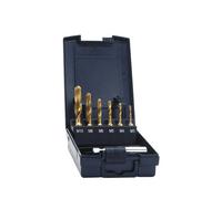 Exact 05930 Taraud combiné 7 pièces métrique M3, M4, M5, M6, M8, M10 coupe à droite HSS 1 set