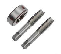 Taraud conique métrique HSS M14 x 2 Outil de coupe de filetage à droite Outil d'usinage en acier rapide Fourniture d'usinage des métaux industriel Filetage Insert de taraudage pour