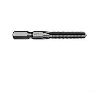 Taraud de machine, tige hexagonale étendue, flûte droite noire haute résistance pour perceuse électrique, filetage de coupe, outil de fabrication de métallurgie (8 mm)