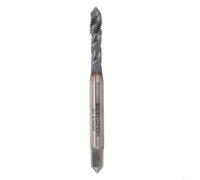 Taraud Machine M5x0.8 Hélicoïdal HSS Revêtu | Conception hélicoïdale, évacuation copeaux pour vers le haut, filetage net bavures, pour idéal pour trous débouchants