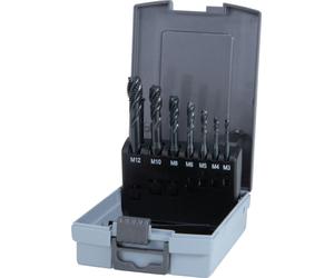Tarauds à machines Ruko DIN371 / 376-35Grad M3-M12 HSS-Co-VAP Cassette plastique - 245064RO
