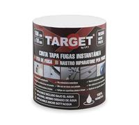 TARGET Ruban anti-fuite pour intérieur et extérieur, 1,5 m x 10 cm, réparations hermétiques, adhésif, imperméable (noir, sans butille)