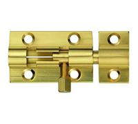Abus 03593 SR40 M Targette de porte en Laiton avec bout rond 40 mm