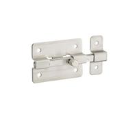 Targette pêne plat pour porte d'ameublement 50mm inox - THIRARD