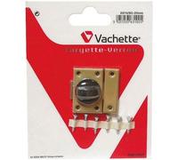 Targette verrou - VACHETTE - Verrou verni automatique - 25 mm - Finition nickelé - 5 goupilles