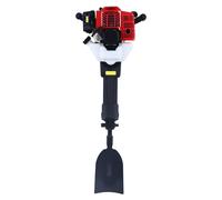 Tarière à essence - Tarière pour poteaux - 2 temps - 52 cm³ - 1 900 W - Pour poteaux de clôture et travaux de jardinage - Noir