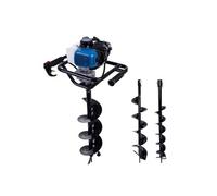 Tarière Thermique EB2000 - Tarière de jardin - 1450W - Longueur de la tarière 800mm - Maniable avec 2 poignées - Trous de forage max. 200mm - Forets 100, 150, 200mm inclus - SCHEPPACH - 5904704903