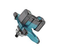 Tarière sans fil compatible avec Makita 18 V, tarière sans balais | Mélangeur de mortier 85 Nm, 0-800 tr/min, pour la construction de clôtures, plantation d'arbres et mélangeur de mortier