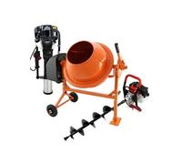 Tarière T-Mech 52cc, Bétonnière & Enfonce Poteaux Moteur à 2 temps