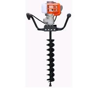 Tarière - Tarière complète 53 cc - Tarière de 100 mm - Thermique - Moteur 2 temps