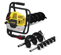 Tarière thermique 52CC + 3 mèches 100 - 150 et 200mm - Gardeo