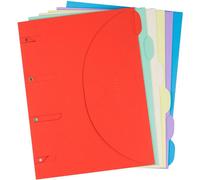 Tarifold - Chemises à trous Smartfolder A4 assorties, 6 pièces