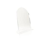 tarifold Djois by Lot 10 marque place transparent, porte noms table- format arrondi- à personnaliser lettering, DIY, avec socle, pour mariage, fête anniversaire 115x68x150mm - 930133