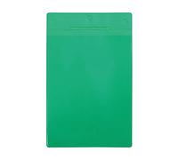 Tarifold Es 162005- Lot de 10 porte-documents magnétiques de signalisation A4 vertical pour étagères, conteneurs sacs magnétiques - Vert