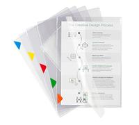 Tarifold Es 511559- Pack 5 Subcarpetas A4+ PVC con solapa, Long Life Extra Resistentes - Gran capacidad, colores surtidos, 5u