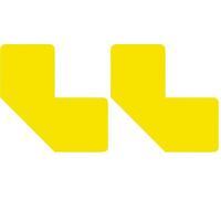 Tarifold Fr 197204- Lot 10 Symbole Adhésif de Marquage au Sol- Forme "L" 100 X 50mm - Jaune (Lot 10 pcs) (Lot de 2)