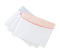 Tarifold Fr 510269 - Sachet de 6 Pochette Porte-Documents avec Fermeture Scratch, Enveloppe - format Chèque Color Dream, Polypropylène Recyclable, Assorties : Bleu Poudré/Rose Quartz/Lilas
