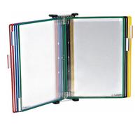 Tarifold Support mural TDisplay métal A4 – 10 pochettes amovibles – 20 vues