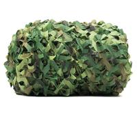 Tarnnetz - Filet de camouflage - 48 m² - Double couche - 6 x 8 m - 210D Oxford en polyester/nylon - Motif camouflage "Woodland"