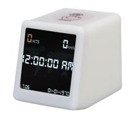 TARSHYRY Mineur de Loterie Bitcoin, Horloge Numérique WiFi Bluetooth avec Taux de Hachage de 1060 KHz et Affichage de la Température et de l'humidité, pour L'exploitation Minière en et (White)