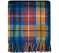 Tartan Couverture Mélange de Laine Ecossais Buchanan Antique 60 x 72 Pouces