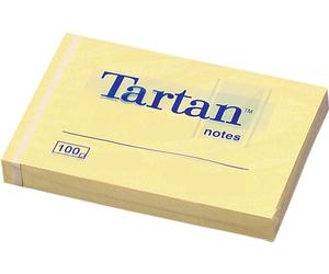 Tartan Notes Haftnotizen 102 x 76 mm hellgelb 12 Blöcke á 100 Blatt