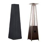 TARTIERY Housse Parasol Chauffant Exterieur, Chauffe-terrasse Carré en Polyester, Couverture Chauffage Patio Imperméable, Housse Chauffage Exterieur Anti-poussière, 53X61X221CM