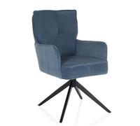 TARUGO - Chaise rembourrée Bleu