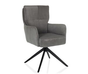 TARUGO - Chaise rembourrée Gris