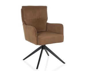 TARUGO - Chaise rembourrée Marron