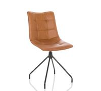 TARVISO PU - Chaise rembourrée Marron