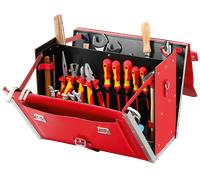 TASCHE 507123 - Trousse à outils, Favorit cuir de vache - ROUGE