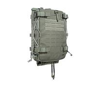 Tasmanian Tiger TT Tool Pack ZP Sac supplémentaire Breach pour porte-disques avec fixation Lasercut Molle et fermeture éclair, avec adaptateur pour système MOLLE Gris pierre/olive IRR