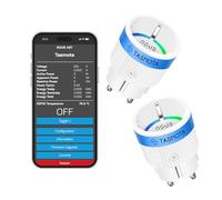 Tasmota Prise NOUS A8T, la plus petite prise Wi-Fi ESP32, mini prise Wi-Fi 10 A avec consommation d'énergie, minuterie, compatible avec Matter, Alexa, Google Home, Assistant, MQTT, 2,4 G