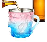 Tasse 3D en forme de livre - 15 esign féminin - Tasse émaillée colorée avec anse - Tasse à café 3D en forme de livre avec anse - Pour femmes, lecteurs, auteurs, lecteurs, Noël, anniversaire