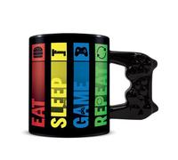 Tasse 3D Gamer : Eat, Sleep, Game, Repeat