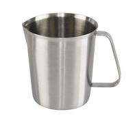 Tasse à Balance en Acier Inoxydable 700ml pour Café Latte | Marquages Lisibles, Poignée Pratique, Corps Robuste, Dosage Précis, la Cuisine et Pâtisserie, Argenté