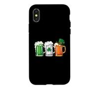 Tasse à bière Irlandaise St Patrick Motif trèfle Coque pour iPhone X/XS