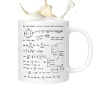 Tasse à boisson mathématique | 320 ml - Tasse à café mathématique - pour boire de l'eau chaude et froide, du thé, du jus, du lait, du thé au lait