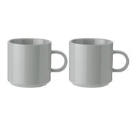 Tasse à café 200 ml, set de 2 pc, gris clair, grès, Stelton