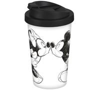 Tasse à café à emporter Mickey Kiss Sketch Gris argenté 400 ml
