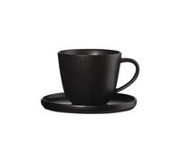 Tasse à café avec une soucoupe Asa Selection Coppa Kuro, 250 ml