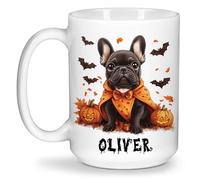 Tasse À Café Chien Et Citrouille D'Halloween Tasses Ã Expresso 330Ml | Mug à café Céramique Sublimation Tasses à Thé pour Pause café Cuisine Amoureux