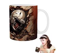 Tasse à café de football - Tasse à thé amusante, vase à boire américain