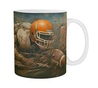 Tasse à café de football, tasse de football américain Tasse de sport de | Tasse à café pour la décoration de la maison, bureau, présentoir d'ét 37