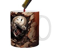 Tasse à café de football, tasse de football américain Tasse de sport de | Tasse à café pour la décoration de la maison, bureau, présentoir d'ét 35