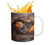 Tasse à café de football, tasse de football américain Tasse de sport tasse | Tasse à café pour la décoration de la maison, bureau, présentoir d' 36