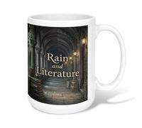 Tasse à café en céramique avec poignée, motif lanternes littéraires gothiques, arche d'automne, vert foncé, idéale pour les amis, la famille, les collègues, les enseignants, les couples, les employés